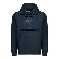 Navy Outer Space Adventurer Astronaut Premium Hoodie - Bettercallsaul