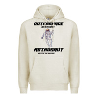 Oatmeal Heather Outer Space Adventurer Astronaut Premium Hoodie - Bettercallsaul