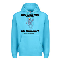 Ocean Blue Outer Space Adventurer Astronaut Premium Hoodie - Bettercallsaul