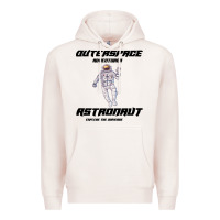 Pale Pink Outer Space Adventurer Astronaut Premium Hoodie - Bettercallsaul