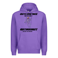 Purple Outer Space Adventurer Astronaut Premium Hoodie - Bettercallsaul