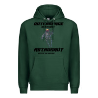Sports Green Outer Space Adventurer Astronaut Premium Hoodie - Bettercallsaul
