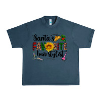 Midnight Navy santa's favorite  hair stylist Urban Heavy Tee - AdoDesignShop