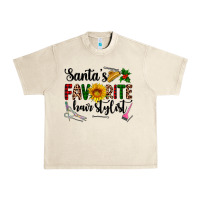 Santa's Favorite  Hair Stylist Urban Heavy Tee | Teevron