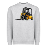 Heather Grey forklift Heavyweight Sweatshirt - Artiststas