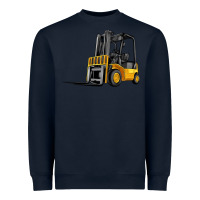 Navy forklift Heavyweight Sweatshirt - Artiststas