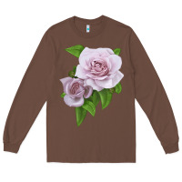 Chestnut Silver Lining Rose Long Sleeve Tee - LillyAllenDesigns