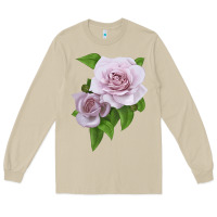 Mushroom Silver Lining Rose Long Sleeve Tee - LillyAllenDesigns