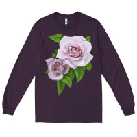 Plum Silver Lining Rose Long Sleeve Tee - LillyAllenDesigns