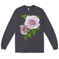 Smoke Silver Lining Rose Long Sleeve Tee - LillyAllenDesigns