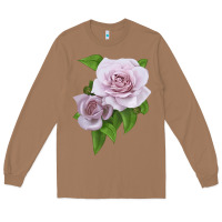 Toasted Coconut Silver Lining Rose Long Sleeve Tee - LillyAllenDesigns