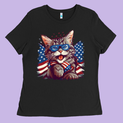 Cat4 Ladies Tee Designed By Unal Design