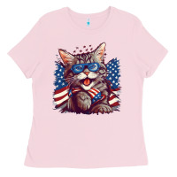 Bubblegum Pink cat4 Ladies Tee - Unal Design