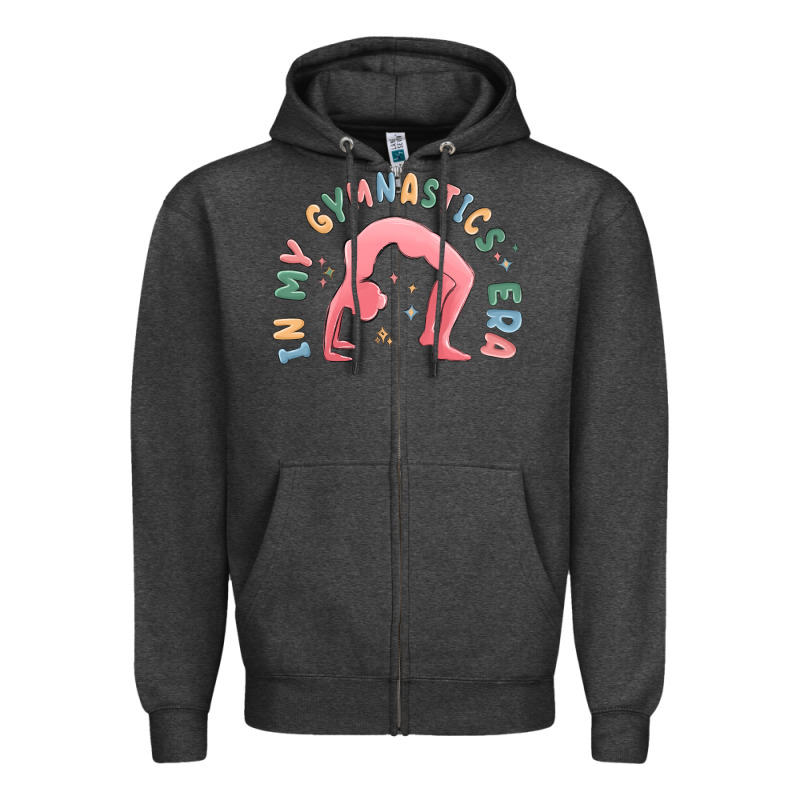 In My Gymnastics Era Shinning Zipper Hoodie by MaliasSmallBusiness | Teevron