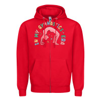 Red in my gymnastics era shinning Zipper Hoodie - MaliasSmallBusiness