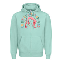Seafoam in my gymnastics era shinning Zipper Hoodie - MaliasSmallBusiness