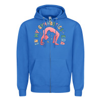 True Royal in my gymnastics era shinning Zipper Hoodie - MaliasSmallBusiness