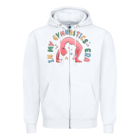 White in my gymnastics era shinning Zipper Hoodie - MaliasSmallBusiness