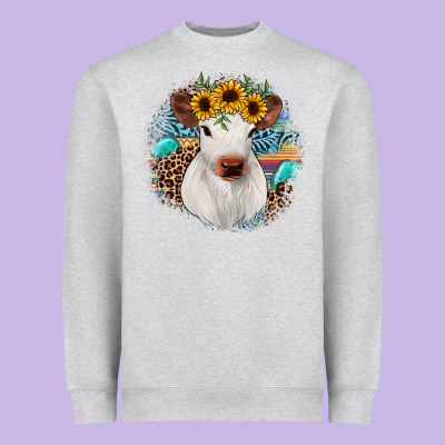 Western Calf Heavyweight Sweatshirt Designed By Jahusdesignshop