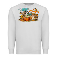 Dove Grey Cutest Pumpkin In The Patch Premium Sweatshirt - LillyAllenDesigns