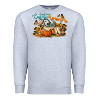 Heather Grey Cutest Pumpkin In The Patch Premium Sweatshirt - LillyAllenDesigns