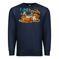 Navy Cutest Pumpkin In The Patch Premium Sweatshirt - LillyAllenDesigns