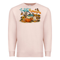 Pale Pink Cutest Pumpkin In The Patch Premium Sweatshirt - LillyAllenDesigns