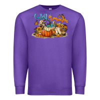 Purple Cutest Pumpkin In The Patch Premium Sweatshirt - LillyAllenDesigns