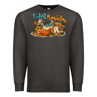 Smoke Cutest Pumpkin In The Patch Premium Sweatshirt - LillyAllenDesigns