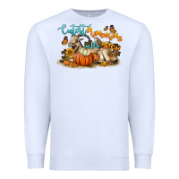 White Cutest Pumpkin In The Patch Premium Sweatshirt - LillyAllenDesigns