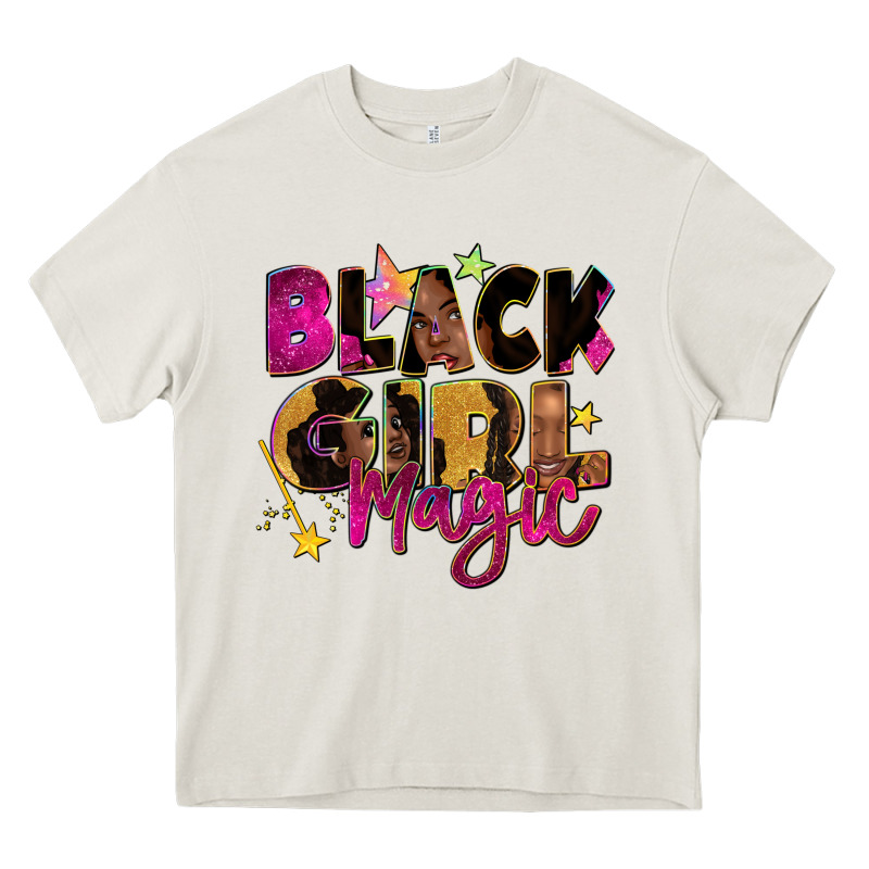Black Girl Magic Heavy Core Tee by Zillion Design Studio | Teevron