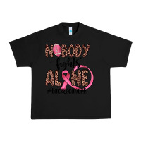 Black nobody fights alone #tacklecancer Urban Heavy Tee - JahusDesignShop