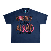 Navy nobody fights alone #tacklecancer Urban Heavy Tee - JahusDesignShop