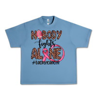 Pebble Blue nobody fights alone #tacklecancer Urban Heavy Tee - JahusDesignShop
