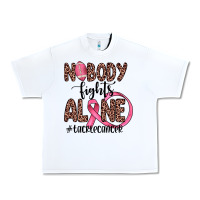 White nobody fights alone #tacklecancer Urban Heavy Tee - JahusDesignShop