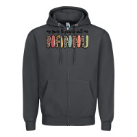 Smoke my favorite people call me nanny Zipper Hoodie - MaliasSmallBusiness