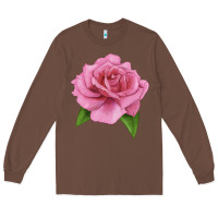 Chestnut Perfume Delight Rose Long Sleeve Tee - LillyAllenDesigns