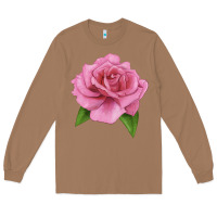 Toasted Coconut Perfume Delight Rose Long Sleeve Tee - LillyAllenDesigns