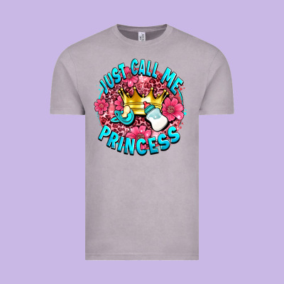 Just Call Me Princess Vintage Tee Designed By Adodesignshop