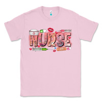 Bubblegum Pink Nurse Valentine Classic Tee - CowhideDigitalArt