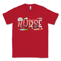 Red Nurse Valentine Classic Tee - CowhideDigitalArt