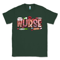 Sports Green Nurse Valentine Classic Tee - CowhideDigitalArt