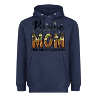 Navy brave mom from son up to son down Heavyweight Hoodie - LillyAllenDesigns
