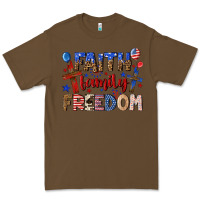 Cacao faith family freedom Premium Tee - texasbilliewilder
