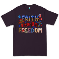 Plum faith family freedom Premium Tee - texasbilliewilder