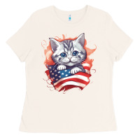 Bone cat6 Ladies Tee - Unal Design