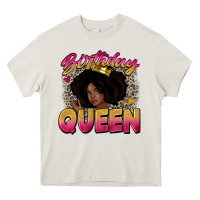 Cream birthday queen Heavy Core Tee - Zillion Design Studio