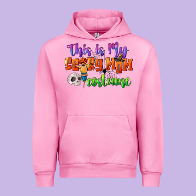 This Is My Scary Mom Costume Urban Hoodie Designed By Cowgirlartshop