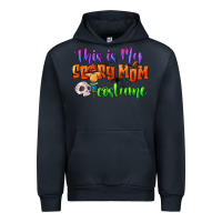 Navy this is my scary mom costume Urban Hoodie - CowGirlArtShop