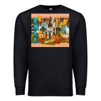 Black fall with baby goat Premium Sweatshirt - LillyAllenDesigns